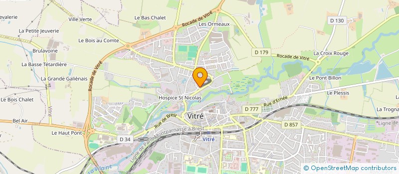 localisation de l'entreprise MONSIEUR BRUNO BENE  VITRE