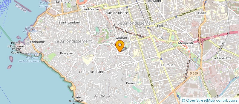 localisation de l'entreprise MONSIEUR BRUNO BENESSIANO à MARSEILLE