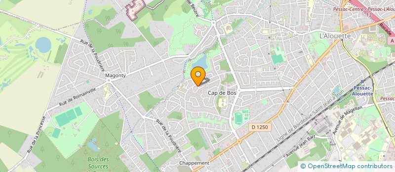 localisation de l'entreprise MONSIEUR BRUNO BENNEVAULT à PESSAC