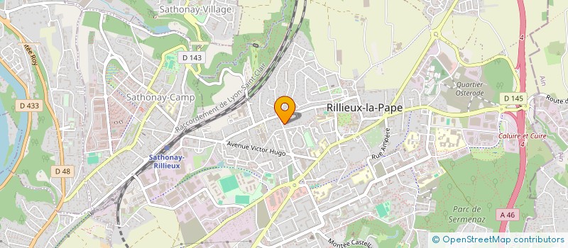 localisation de l'entreprise MONSIEUR BRUNO BENOIT  RILLIEUX-LA-PAPE