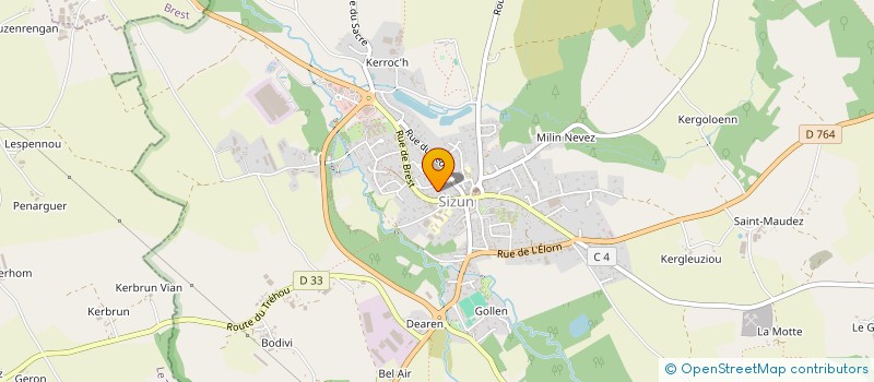 localisation de l'entreprise MONSIEUR BRUNO BENTO DE SOUSA  SIZUN