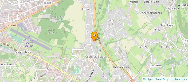 localisation de l'entreprise MONSIEUR BRUNO BENZI  CRANVES-SALES