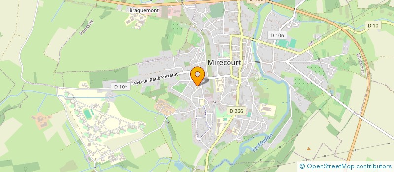 localisation de l'entreprise MONSIEUR BRUNO BERAT à MIRECOURT