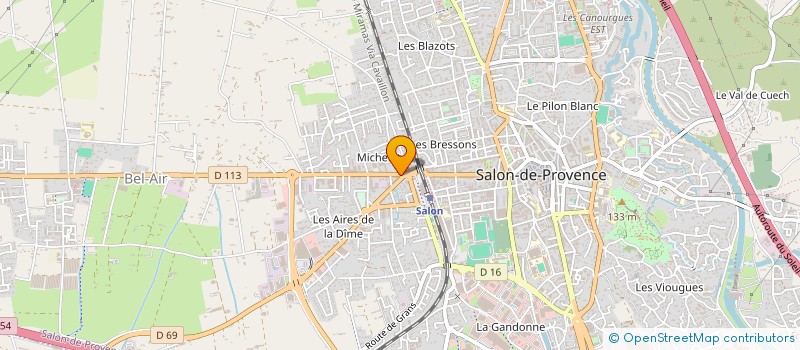 localisation de l'entreprise MONSIEUR BRUNO BERGAME  SALON-DE-PROVENCE