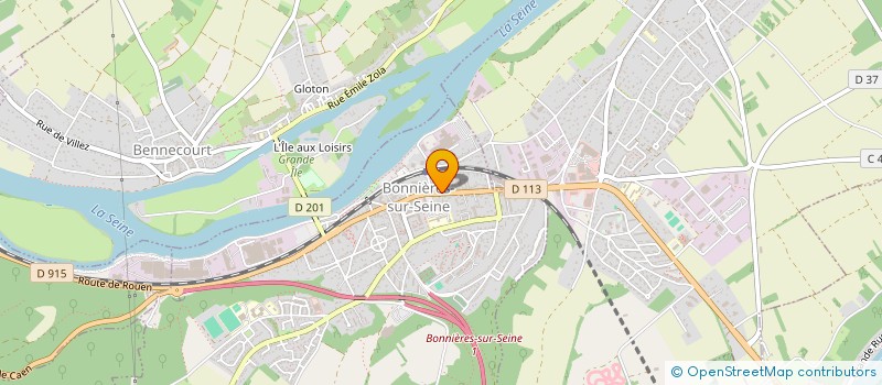 localisation de l'entreprise MONSIEUR BRUNO BERGAUD  BONNIERES-SUR-SEINE