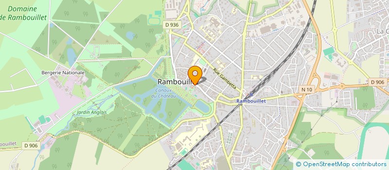 localisation de l'entreprise MONSIEUR BRUNO BERGER  RAMBOUILLET