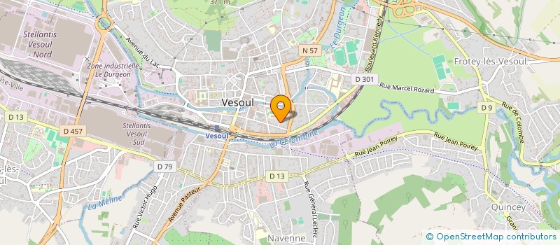 localisation de l'entreprise MONSIEUR BRUNO BERGERET à VESOUL