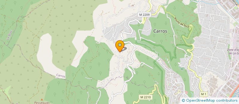 localisation de l'entreprise MONSIEUR BRUNO BERGEROLLE à CARROS