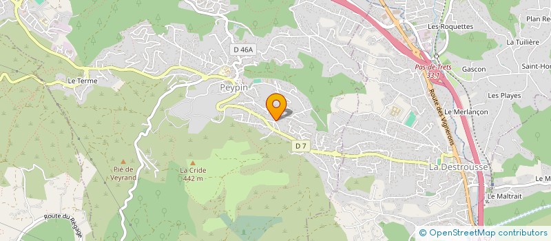 localisation de l'entreprise MONSIEUR BRUNO BERGIER  PEYPIN