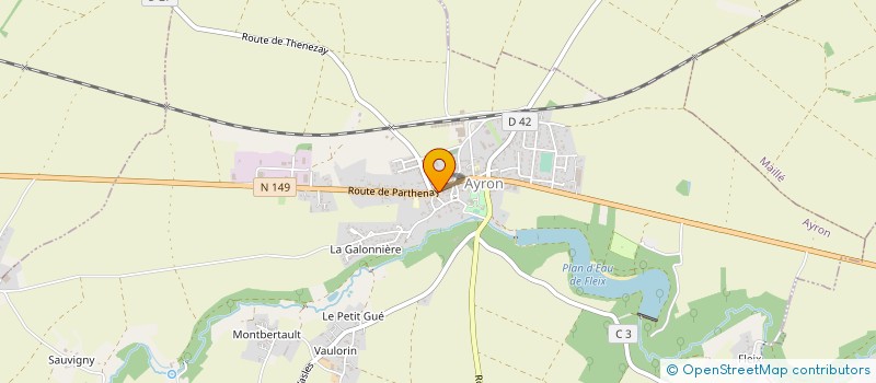 localisation de l'entreprise MONSIEUR BRUNO BERLAND  AYRON