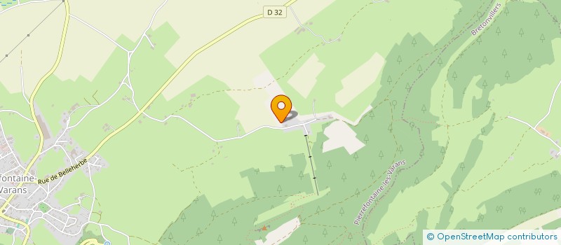 localisation de l'entreprise MONSIEUR BRUNO BERNARD  LAVIRON