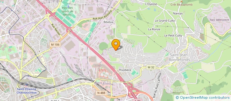 localisation de l'entreprise MONSIEUR BRUNO BERRE  SAINT-JEAN-BONNEFONDS