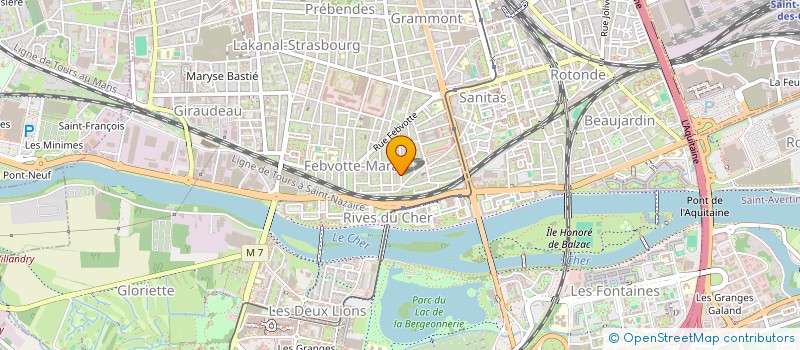 localisation de l'entreprise MONSIEUR BRUNO BERSON  TOURS