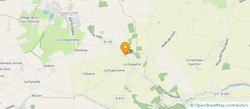 localisation de l'entreprise MONSIEUR BRUNO BERTAULT  DIGOSVILLE