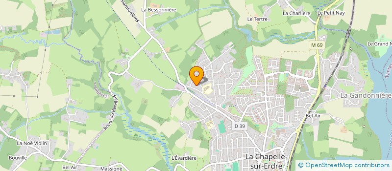 localisation de l'entreprise MONSIEUR BRUNO BERTHELOT à LA CHAPELLE-SUR-ERDRE