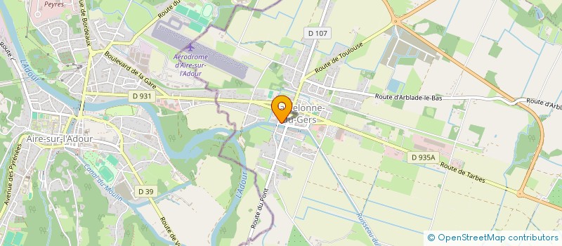 localisation de l'entreprise MONSIEUR BRUNO BERTHET  BARCELONNE-DU-GERS