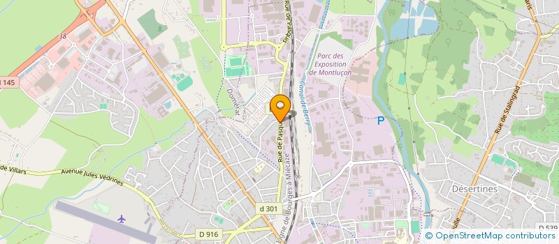 localisation de l'entreprise MONSIEUR BRUNO BERTIN  MONTLUCON