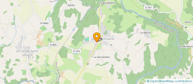 localisation de l'entreprise MONSIEUR BRUNO BERTOLI à ATHIS-VAL DE ROUVRE
