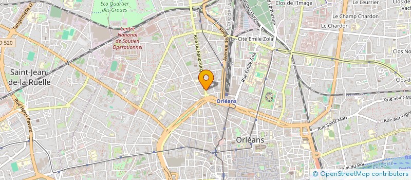 localisation de l'entreprise MONSIEUR BRUNO BERTON  ORLEANS