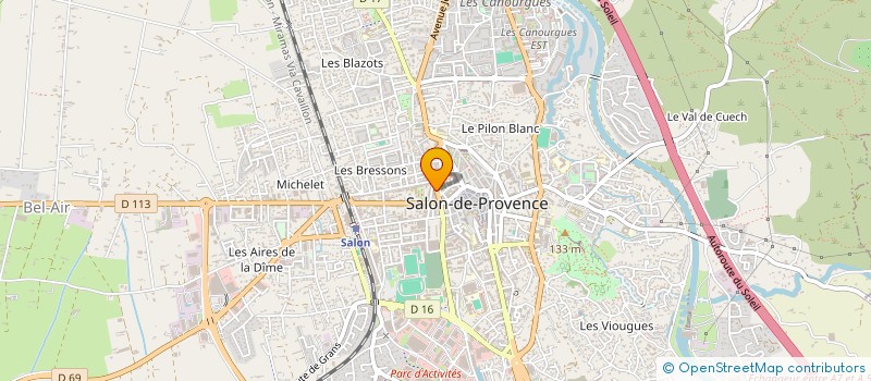 localisation de l'entreprise MONSIEUR BRUNO BERTOUT  SALON-DE-PROVENCE