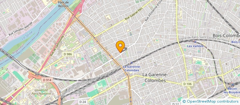 localisation de l'entreprise MONSIEUR BRUNO BERTRAND à COLOMBES