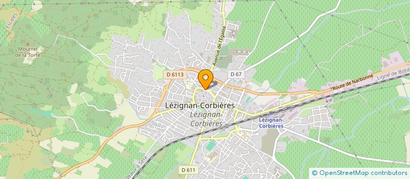 localisation de l'entreprise MONSIEUR BRUNO BERTRAND  LEZIGNAN-CORBIERES