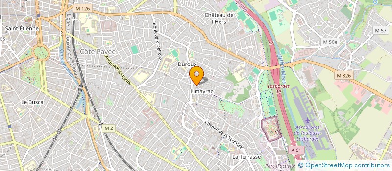 localisation de l'entreprise MONSIEUR BRUNO BERTRAND  TOULOUSE