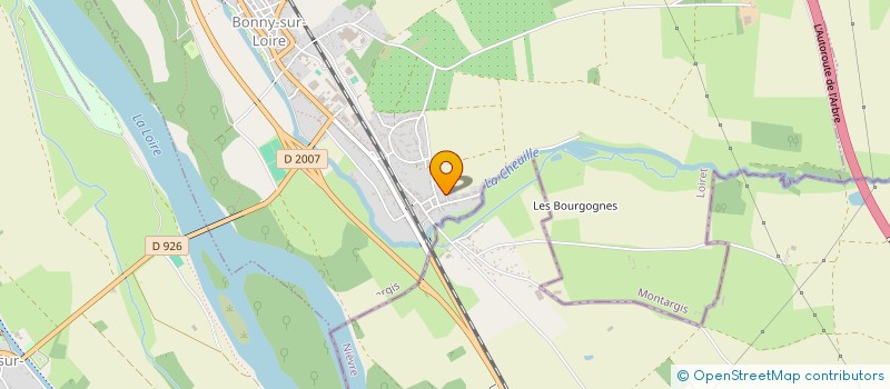 localisation de l'entreprise MONSIEUR BRUNO BERTRAND à BONNY-SUR-LOIRE