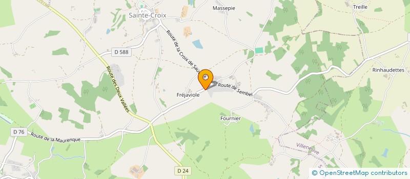 localisation de l'entreprise MONSIEUR BRUNO BES  VILLENEUVE