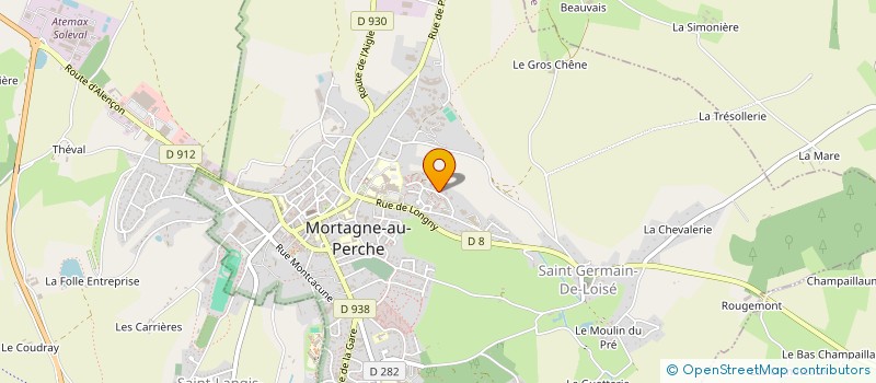 localisation de l'entreprise MONSIEUR BRUNO BESANCON à MORTAGNE-AU-PERCHE