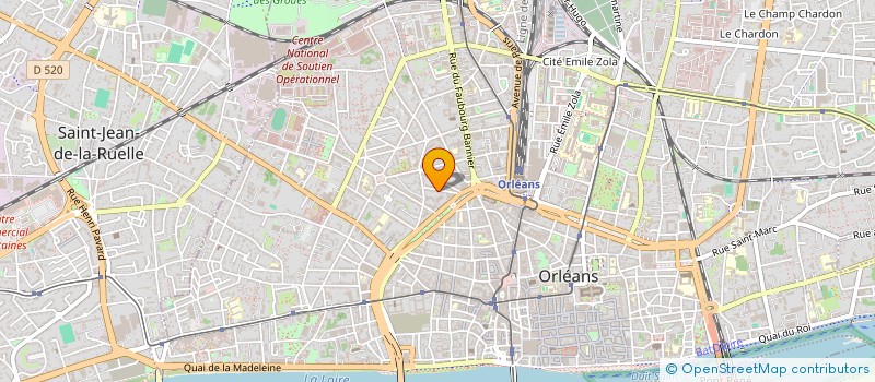 localisation de l'entreprise MONSIEUR BRUNO BESLE à ORLEANS