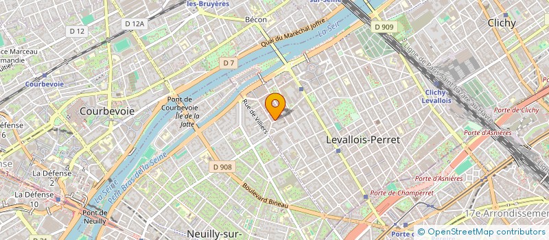 localisation de l'entreprise MONSIEUR BRUNO BESLER DE AQUINO à LEVALLOIS-PERRET
