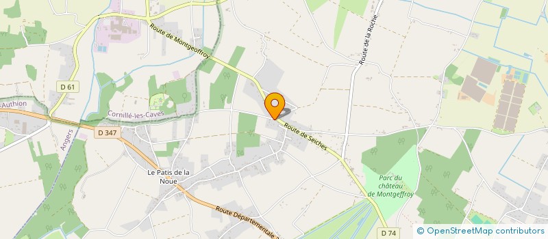 localisation de l'entreprise MONSIEUR BRUNO BESLOT  MAZE-MILON