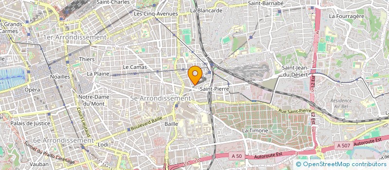 localisation de l'entreprise MONSIEUR BRUNO BESSADI à MARSEILLE