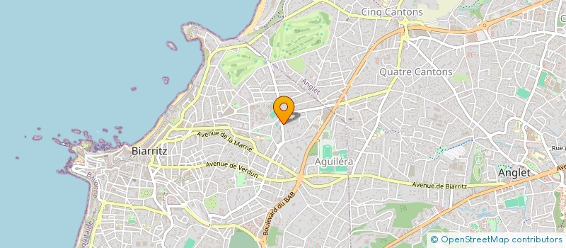 localisation de l'entreprise MONSIEUR BRUNO BESSON à BIARRITZ