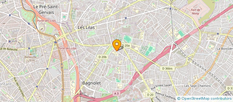 localisation de l'entreprise MONSIEUR BRUNO BESSON à BAGNOLET