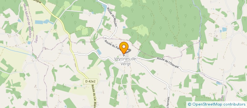 localisation de l'entreprise MONSIEUR BRUNO BESSOU  VEYRINES-DE-VERGT