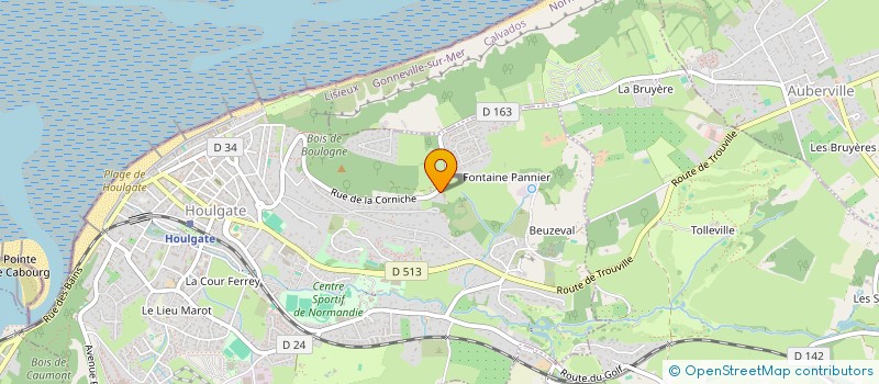 localisation de l'entreprise MONSIEUR BRUNO BETTIOUI  HOULGATE