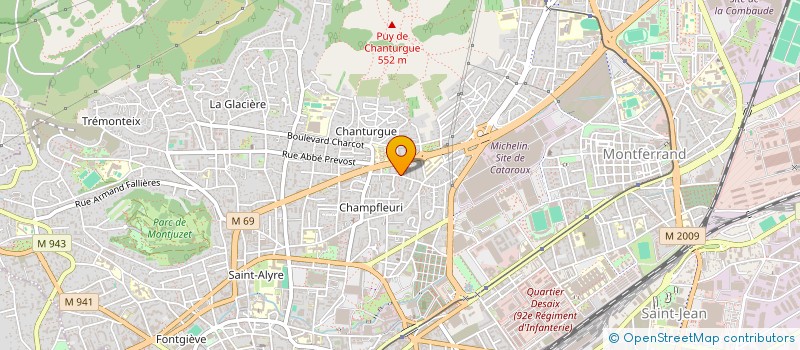 localisation de l'entreprise MONSIEUR BRUNO BEY  CLERMONT-FERRAND