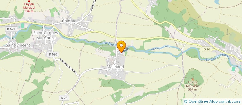 localisation de l'entreprise MONSIEUR BRUNO BIAGI  MEILHAUD