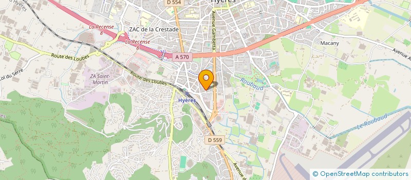 localisation de l'entreprise MONSIEUR BRUNO BIAGIOTTI  HYERES