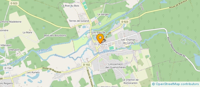 localisation de l'entreprise MONSIEUR BRUNO BIANCHI à BRACIEUX
