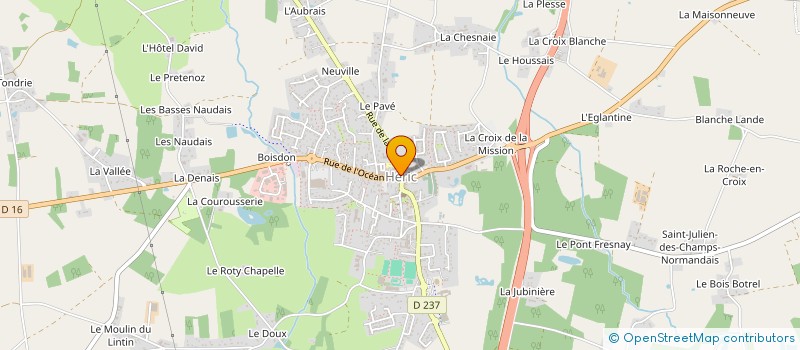 localisation de l'entreprise MONSIEUR BRUNO BIDET  HERIC