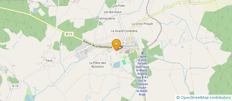 localisation de l'entreprise MONSIEUR BRUNO BIGOT à PELLEVOISIN