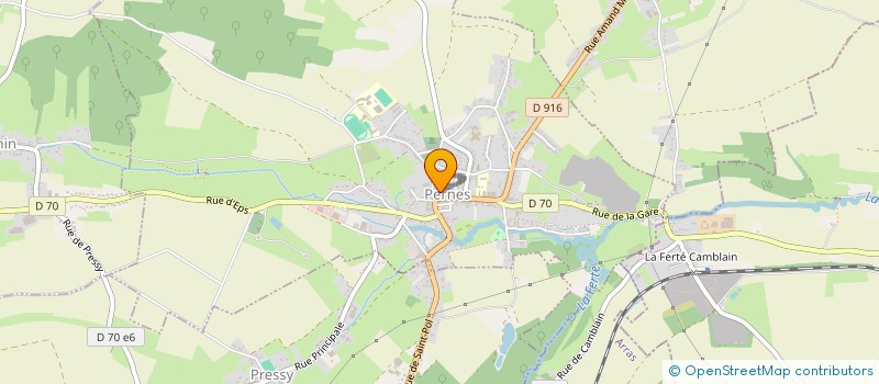 localisation de l'entreprise MONSIEUR BRUNO BILLET  PERNES