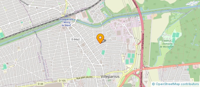 localisation de l'entreprise MONSIEUR BRUNO BILLON  VILLEPARISIS