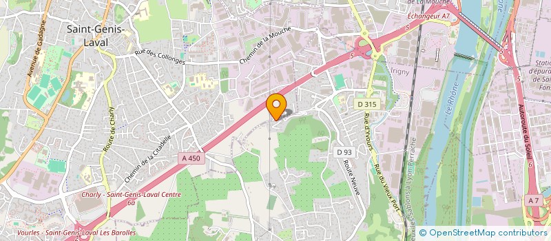 localisation de l'entreprise MONSIEUR BRUNO BILLOTET  SAINT-GENIS-LAVAL