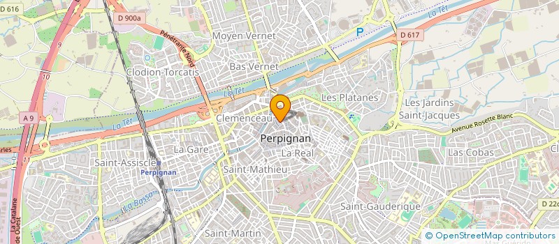 localisation de l'entreprise MONSIEUR BRUNO BIONDI  PERPIGNAN