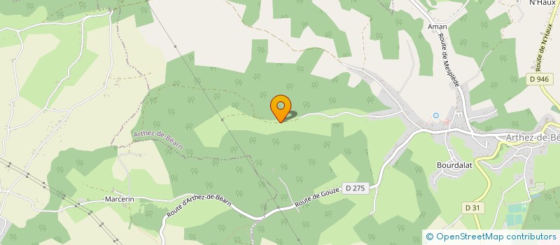 localisation de l'entreprise MONSIEUR BRUNO BISBAU à ARTHEZ-DE-BEARN