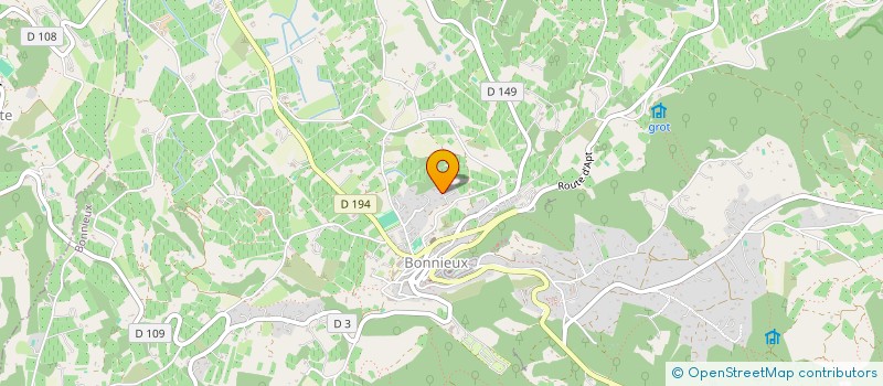 localisation de l'entreprise MONSIEUR BRUNO BLACHERE à BONNIEUX